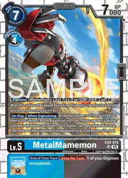 MetalMamemon — EX-09: EXTRA BOOSTER VERSUS MONSTERS #EX9-018 · Digimon