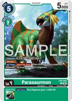 Parasaurmon 「EX9-040」「EN」