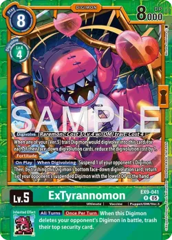 ExTyrannomon 「EX9-041」「EN」