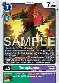 Toropiamon 「EX9-042」「EN」