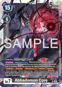 Abbadomon Core 「EX9-057」「EN」