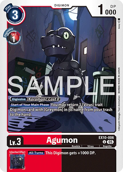 Agumon 「EX10-006」「EN」