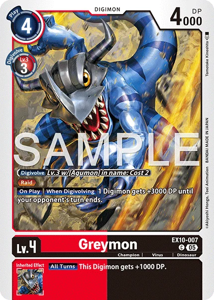 Greymon 「EX10-007」「EN」