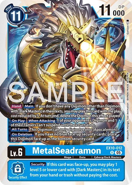 MetalSeadramon 「EX10-012」「EN」