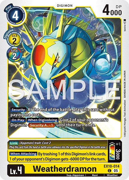 Weatherdramon 「EX10-014」「EN」