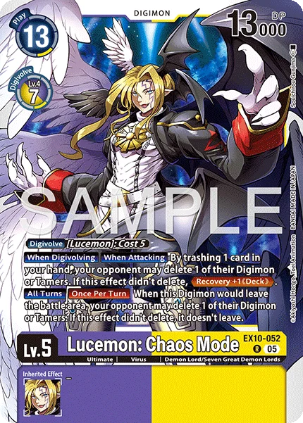 Lucemon: Chaos Mode 「EX10-052」「EN」