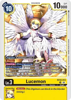 Lucemon — EX-10: EXTRA BOOSTER SINISTER ORDER #EX10-013 · Digimon