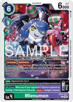 Mienumon — EX-10: EXTRA BOOSTER SINISTER ORDER #EX10-017 · Digimon