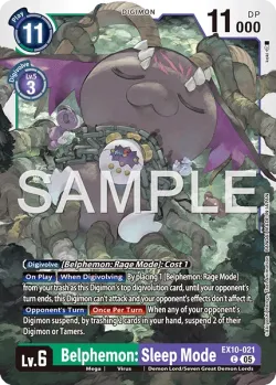 Belphemon: Sleep Mode — EX-10: EXTRA BOOSTER SINISTER ORDER #EX10-021 · Digimon