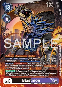 Blastmon 「EX10-034」「EN」