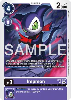 Impmon 「EX10-037」「EN」