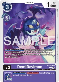 DemiDevimon 「EX10-040」「EN」