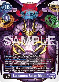 Lucemon: Satan Mode 「EX10-060」「EN」