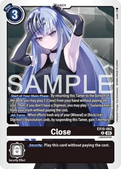 Close 「EX10-063」「EN」