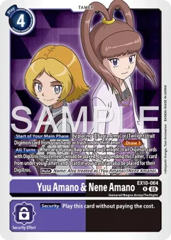 Yuu Amano & Nene Amano 「EX10-064」「EN」