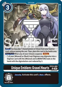 Unique Emblem: Gravel Hearts 「EX10-069」「EN」