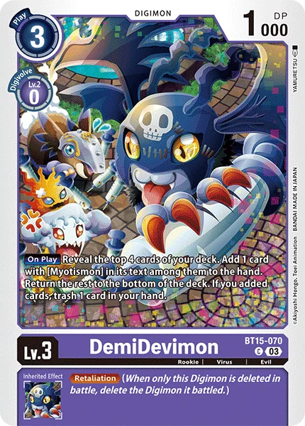 DemiDevimon 「BT15-070」「EN」