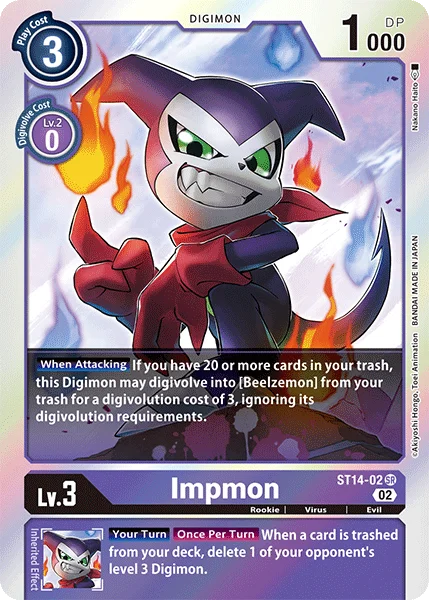 Impmon 「ST14-02」「EN」