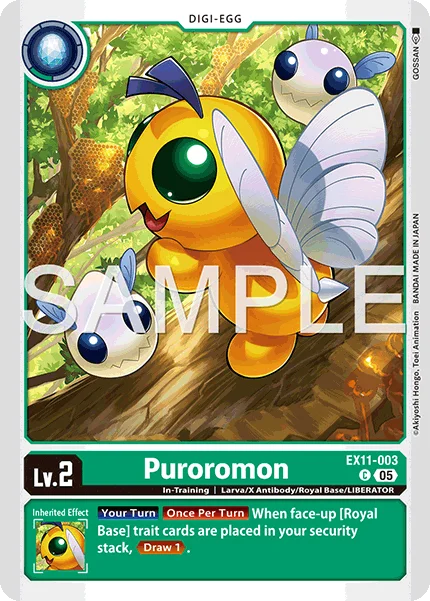Puroromon 「EX11-003」「EN」
