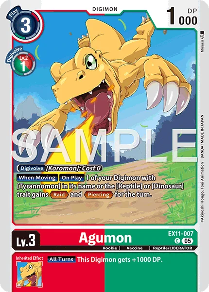 Agumon 「EX11-007」「EN」