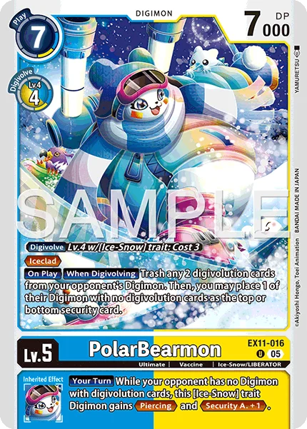 PolarBearmon 「EX11-016」「EN」