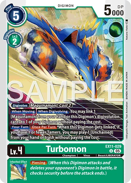 Turbomon 「EX11-029」「EN」