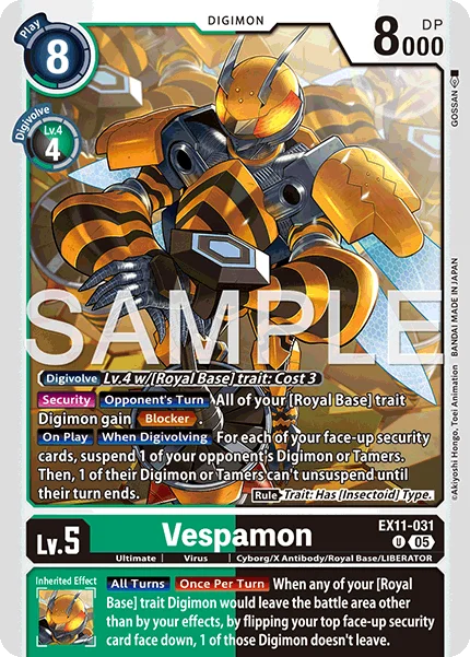Vespamon 「EX11-031」「EN」