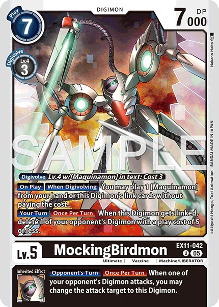 MockingBirdmon 「EX11-042」「EN」