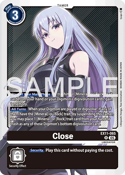 Close 「EX11-065」「EN」