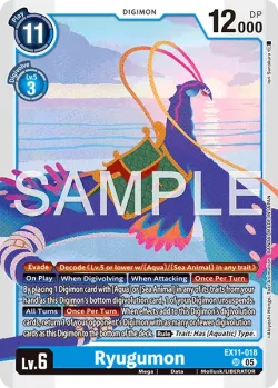 Ryugumon — EX-11: EXTRA BOOSTER DAWN OF LIBERATOR #EX11-018 · Digimon
