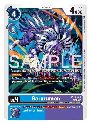 Garurumon 「EX12-024」「EN」