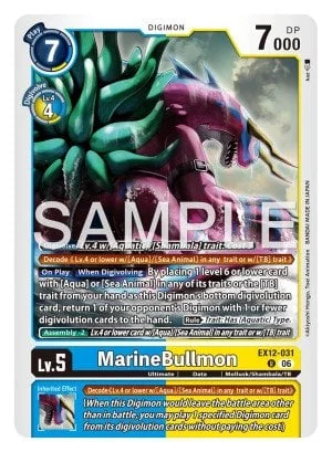 MarineBullmon 「EX12-031」「EN」