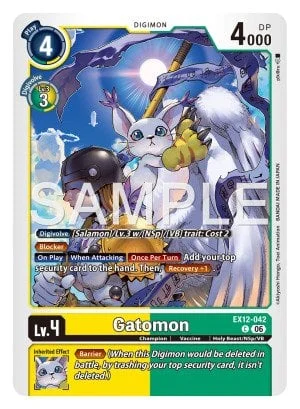 Gatomon 「EX12-042」「EN」