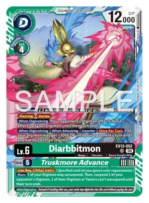 Diarbbitmon 「EX12-052」「EN」