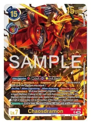 Chaosdramon 「EX12-060」「EN」