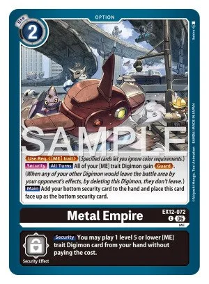 Metal Empire 「EX12-072」「EN」