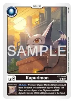 Kapurimon — EX-12: EXTRA BOOSTER DIGITAL WORLD SHAMBALA #EX12-003 · Digimon