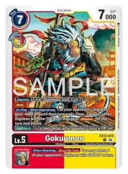 Gokuumon — EX-12: EXTRA BOOSTER DIGITAL WORLD SHAMBALA #EX12-015 · Digimon