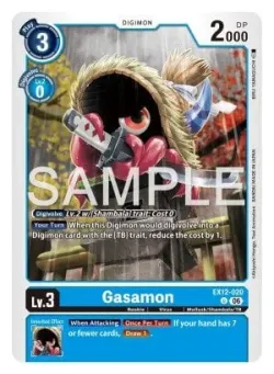 Gasamon — EX-12: EXTRA BOOSTER DIGITAL WORLD SHAMBALA #EX12-020 · Digimon