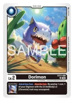 Dorimon — EX-13: EXTRA BOOSTER CHIVALROUS XIII #EX13-006 · Digimon