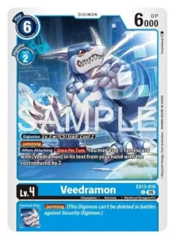 Veedramon — EX-13: EXTRA BOOSTER CHIVALROUS XIII #EX13-019 · Digimon