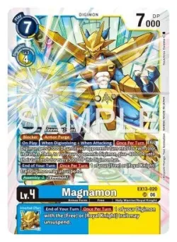 Magnamon — EX-13: EXTRA BOOSTER CHIVALROUS XIII #EX13-020 · Digimon
