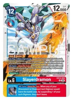 Slayerdramon — EX-13: EXTRA BOOSTER CHIVALROUS XIII #EX13-024 · Digimon