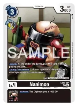 Nanimon — EX-13: EXTRA BOOSTER CHIVALROUS XIII #EX13-054 · Digimon