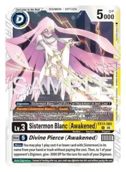 Sistermon Blanc (Awakened) — EX-13: EXTRA BOOSTER CHIVALROUS XIII #EX13-065 · Digimon