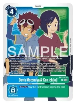 Davis Motomiya & Ken Ichijoji — EX-13: EXTRA BOOSTER CHIVALROUS XIII #EX13-070 · Digimon