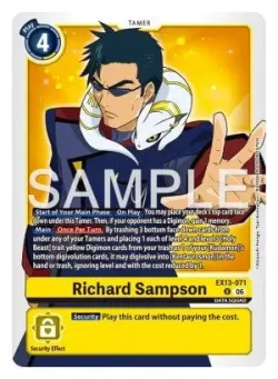 Richard Sampson — EX-13: EXTRA BOOSTER CHIVALROUS XIII #EX13-071 · Digimon