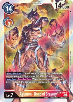 Agumon - Bond of Bravery — Final Championships 2021 #BT6-018 · Digimon
