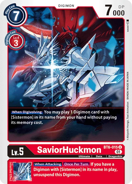 SaviorHuckmon 「BT6-015」「EN」