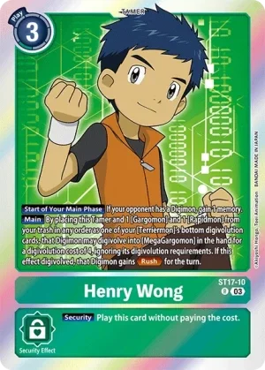 Henry Wong 「ST17-10」「EN」